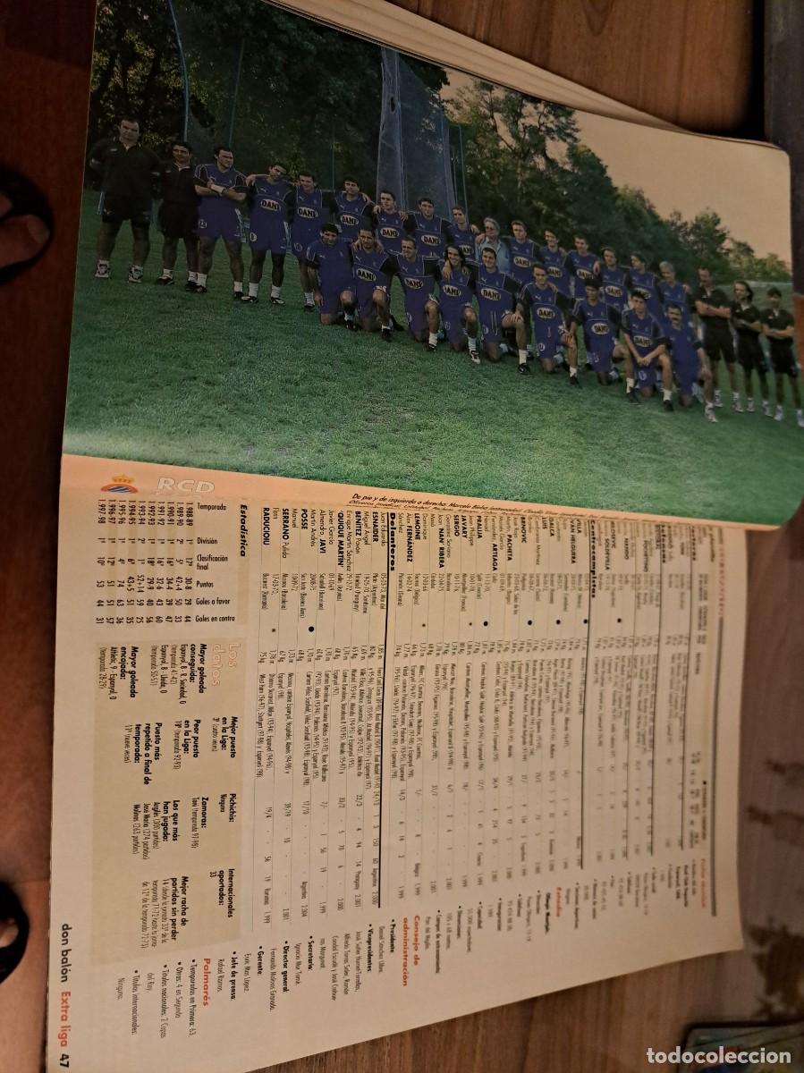 Sports collectibles: Foto plantilla y jugadores Don Bal&oacute;n 98-99. RCD Espanyol