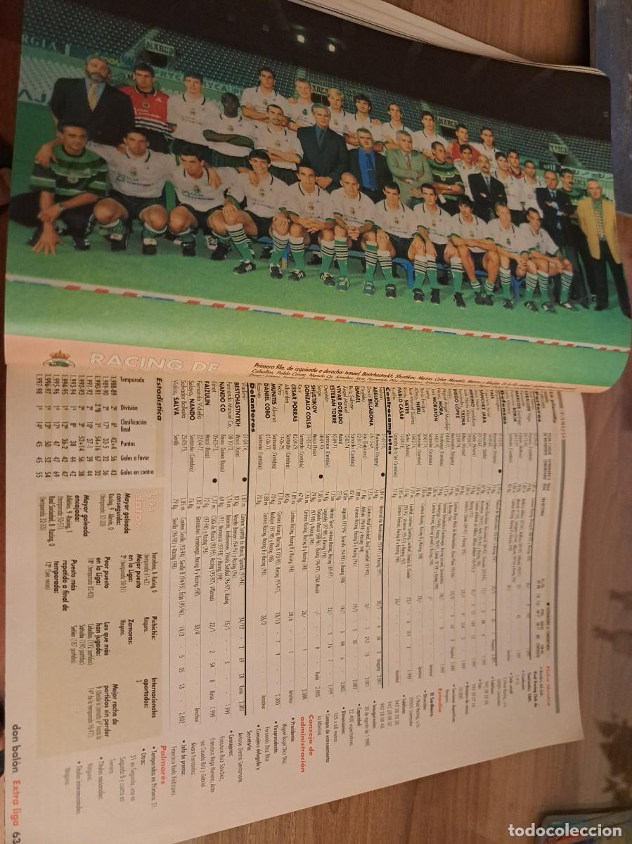 Coleccionismo deportivo: Foto plantilla y jugadores Don Bal&oacute;n 98-99. Racing Santander