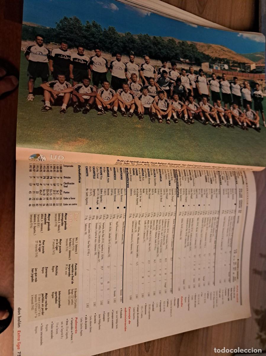 Coleccionismo deportivo: Foto plantilla y jugadores Don Bal&oacute;n 98-99. UD Salamanca