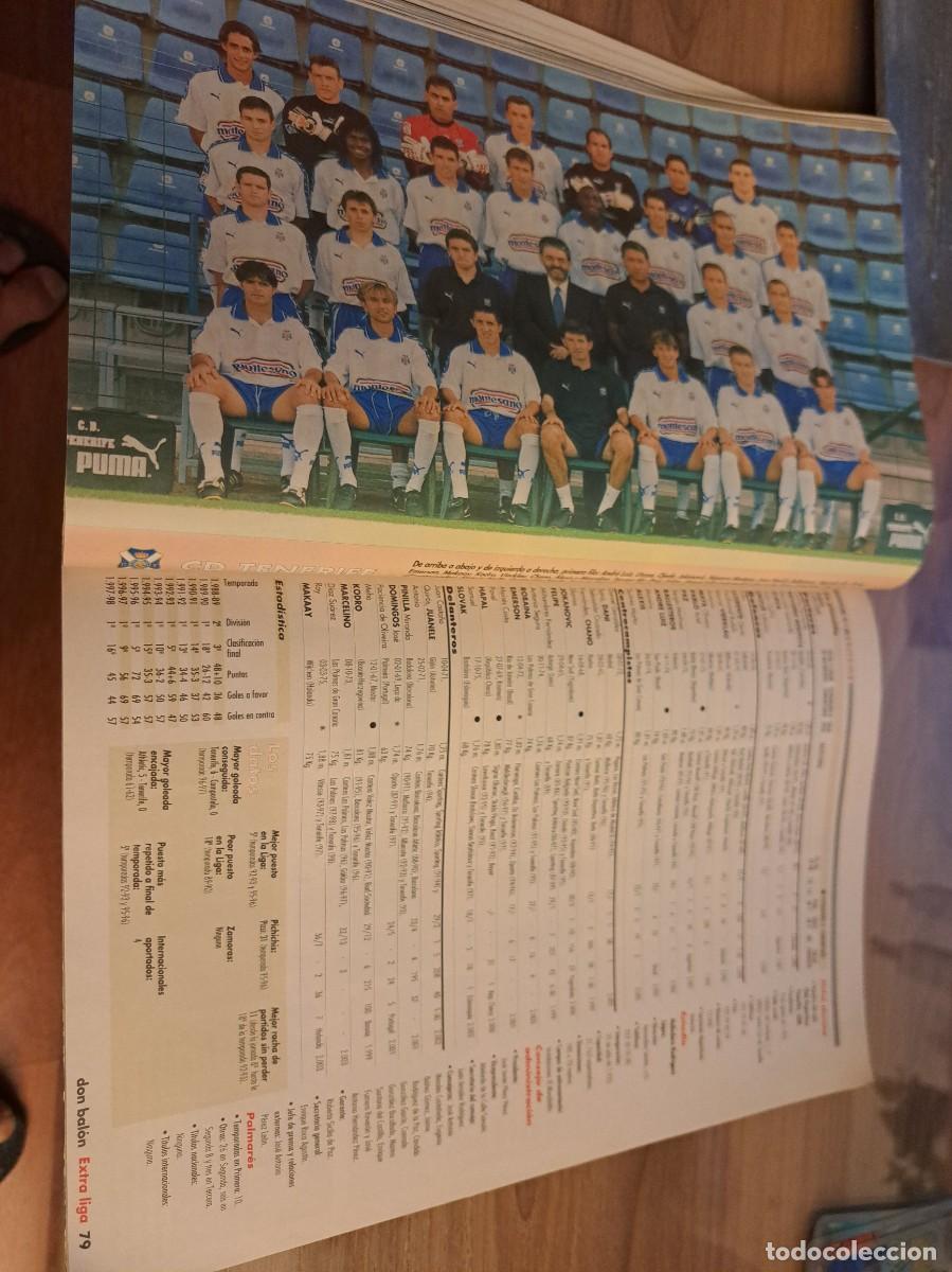 Coleccionismo deportivo: Foto plantilla y jugadores Don Bal&oacute;n 98-99. CD Tenerife