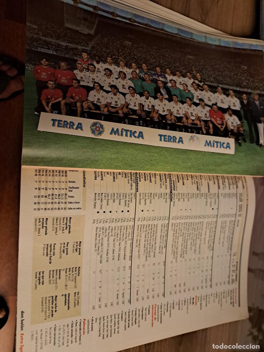 Coleccionismo deportivo: Foto plantilla y jugadores Don Bal&oacute;n 98-99. Valencia CF