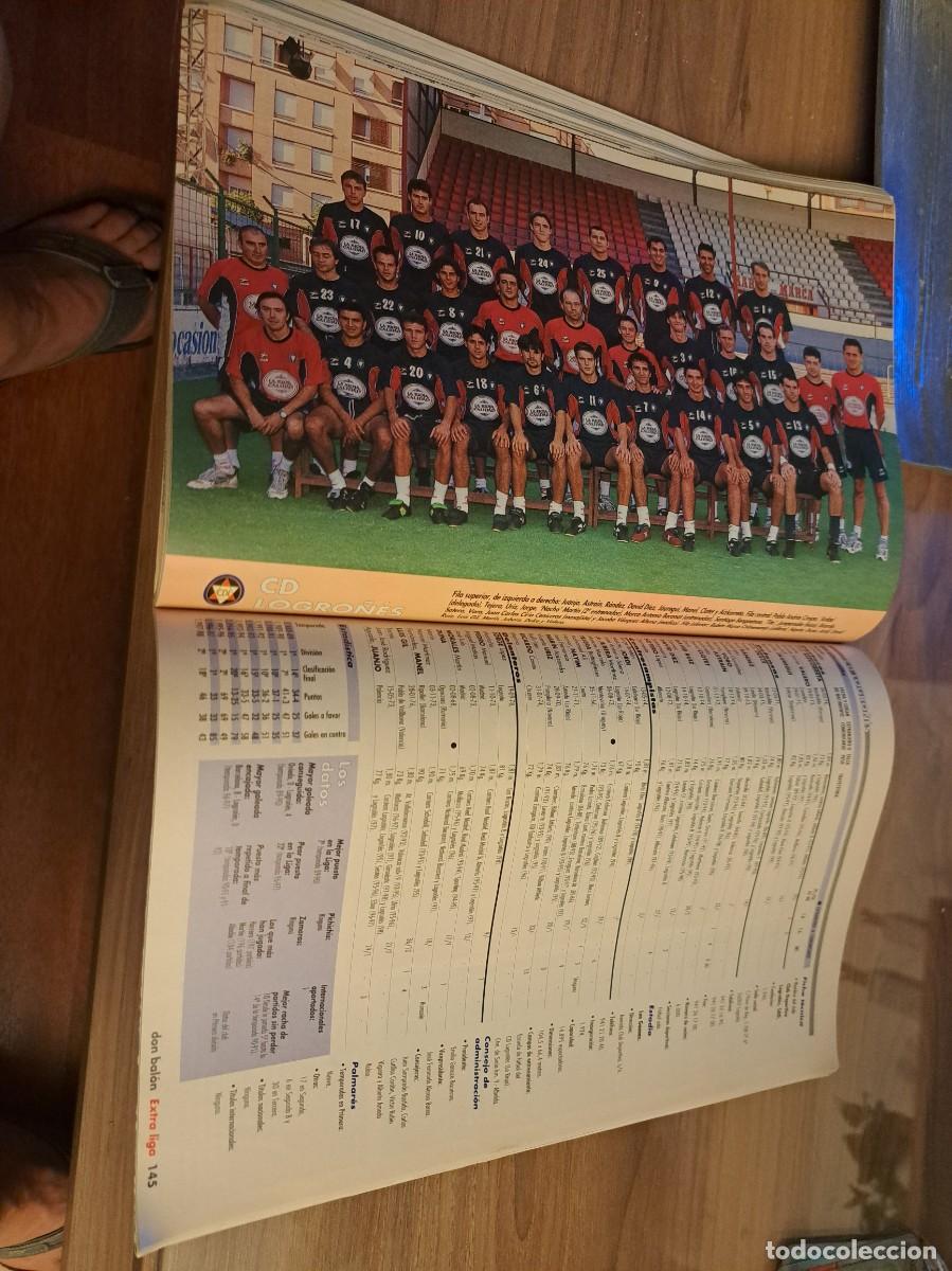 Coleccionismo deportivo: Foto plantilla y jugadores Don Bal&oacute;n 98-99. CD Logro&ntilde;es