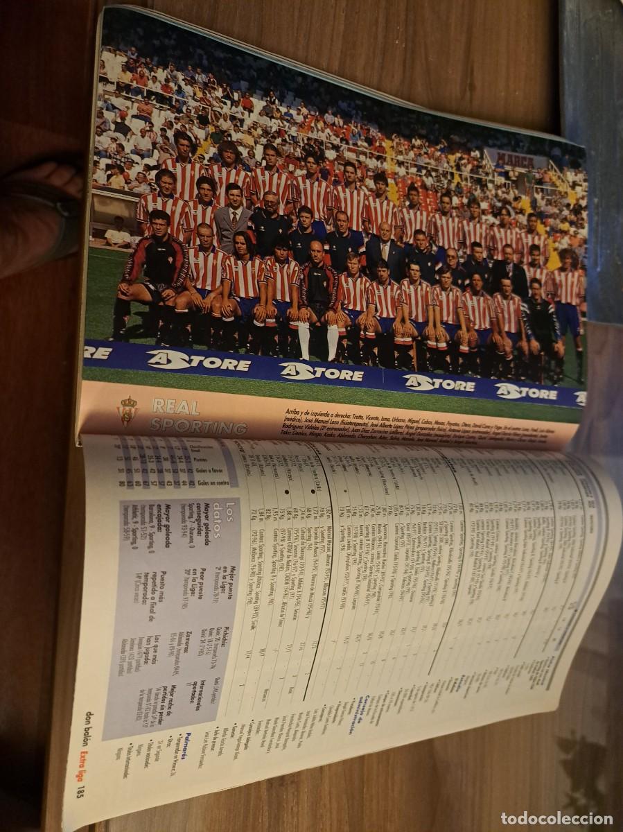 Coleccionismo deportivo: Foto plantilla y jugadores Don Bal&oacute;n 98-99. Sporting Gijon