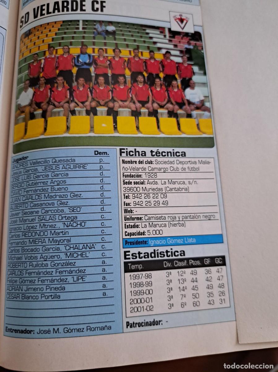 Coleccionismo deportivo: Foto plantilla y jugadores Don Bal&oacute;n 2002-03. SD Velarde CF