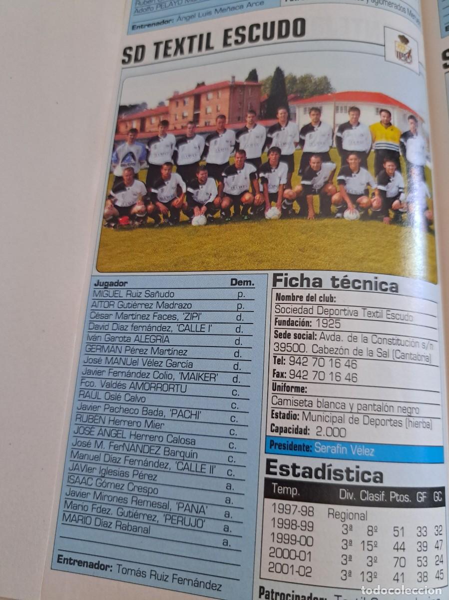 Coleccionismo deportivo: Foto plantilla y jugadores Don Bal&oacute;n 2002-03. SD Textil Escudo