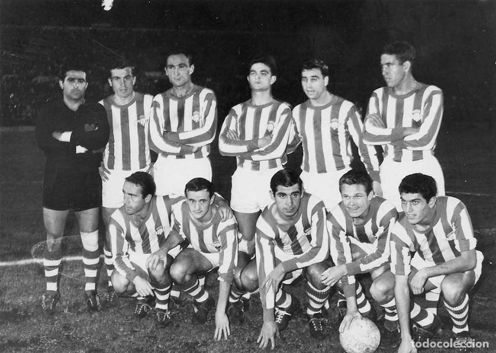 Coleccionismo deportivo: R. BETIS B. ALINEACI&Oacute;N PARTIDO DE LIGA 1964-1965 EN EL INSULAR VS L. PALMAS. FOTO