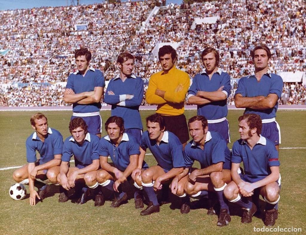 Coleccionismo deportivo: S.S. LAZIO. ALINEACI&Oacute;N PARTIDO 1970-1971. FOTO