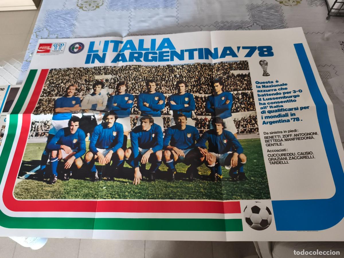 Coleccionismo deportivo: Disco Selecci&oacute;n Italia en Argentina 1978. Lleva poster de la seleccion