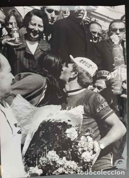 Sports collectibles: VUELTA CICLISTA A ANDALUCIA 1968 MALAGA, ETAPA GANADA POR HARRY STEEVENS, FOTO