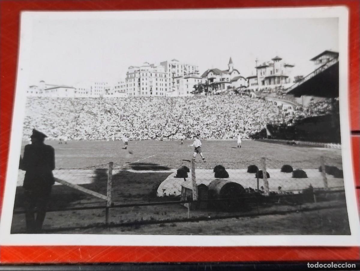 Sammelleidenschaft Sport: Fotograf&iacute;a original de &eacute;poca Estadio metropolitano. Atl&eacute;tico de Madrid 8,20 x 6 cm Futbol