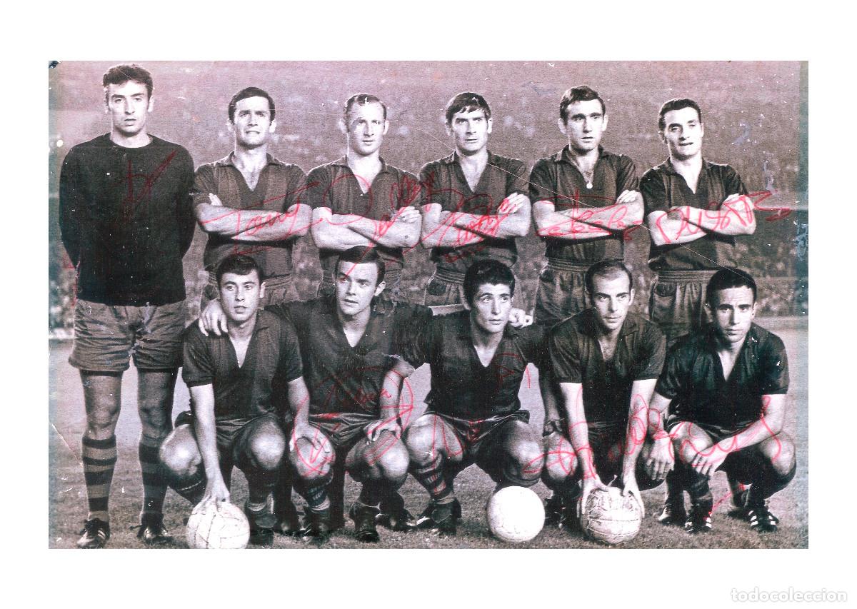 Sports collectibles: FOTO POSTAL CF BARCELONA 1968/69