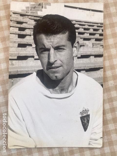 Collectionnisme sportif: Zaragoza. Jugador del Zaragoza sin identificar. 14 x 9 cm. Fot Garcia Luna
