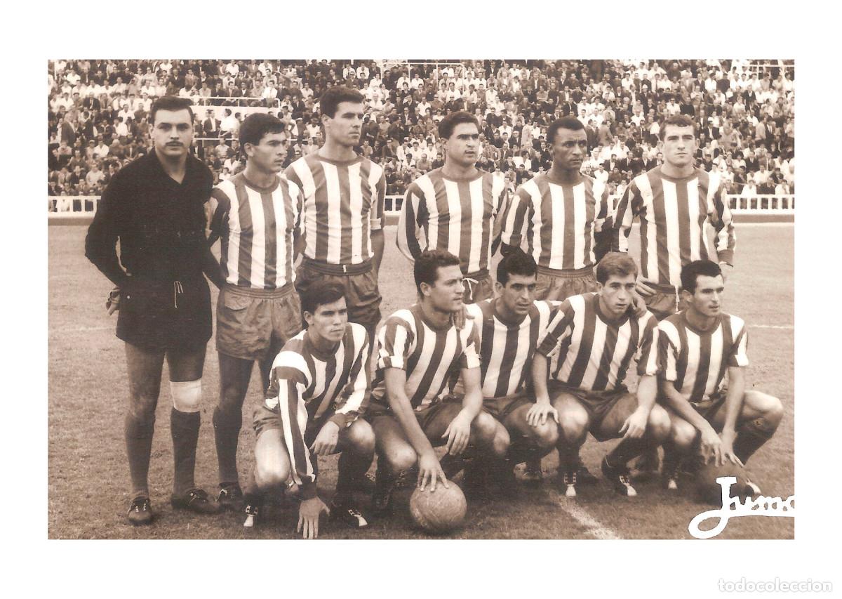 Colecionismo desportivo: FOTO POSTAL CD M&Aacute;LAGA 1964/65