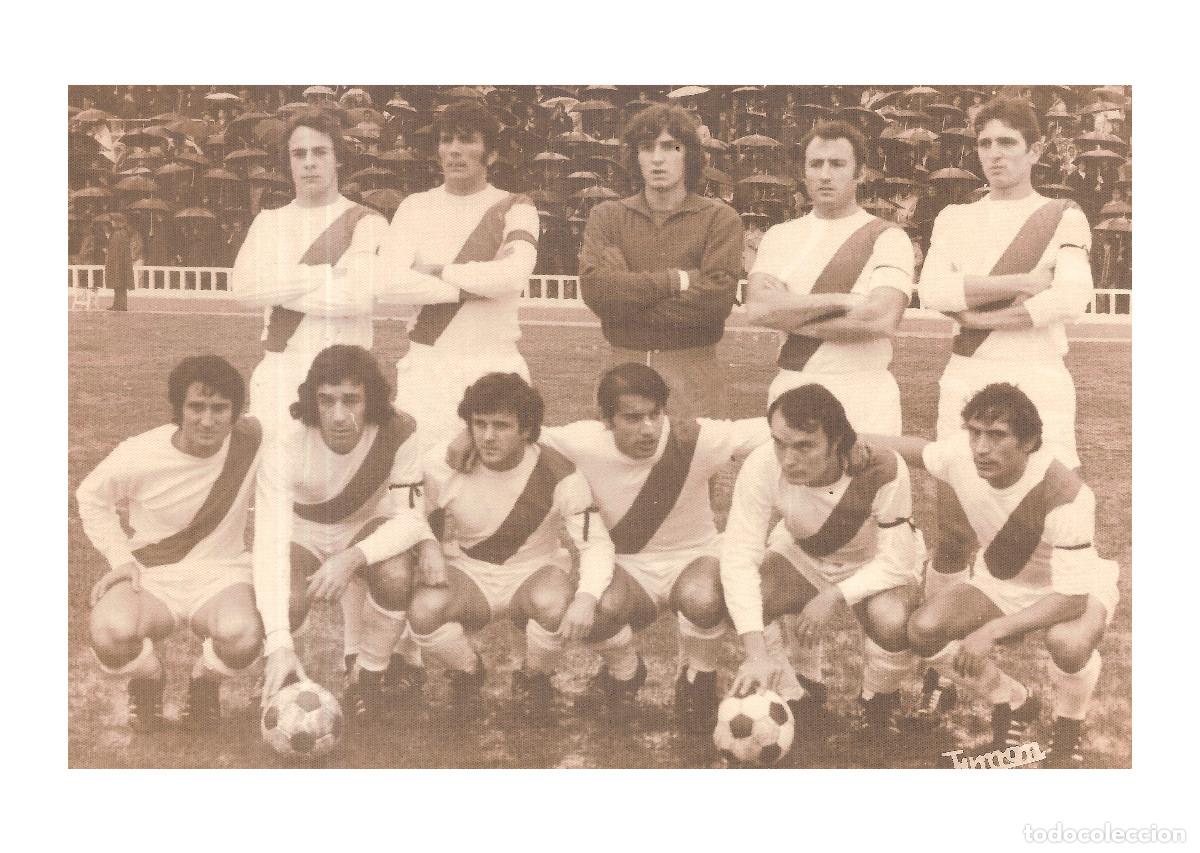Coleccionismo deportivo: FOTO POSTAL RAYO VALLECANO 1973/74 - Foto 1