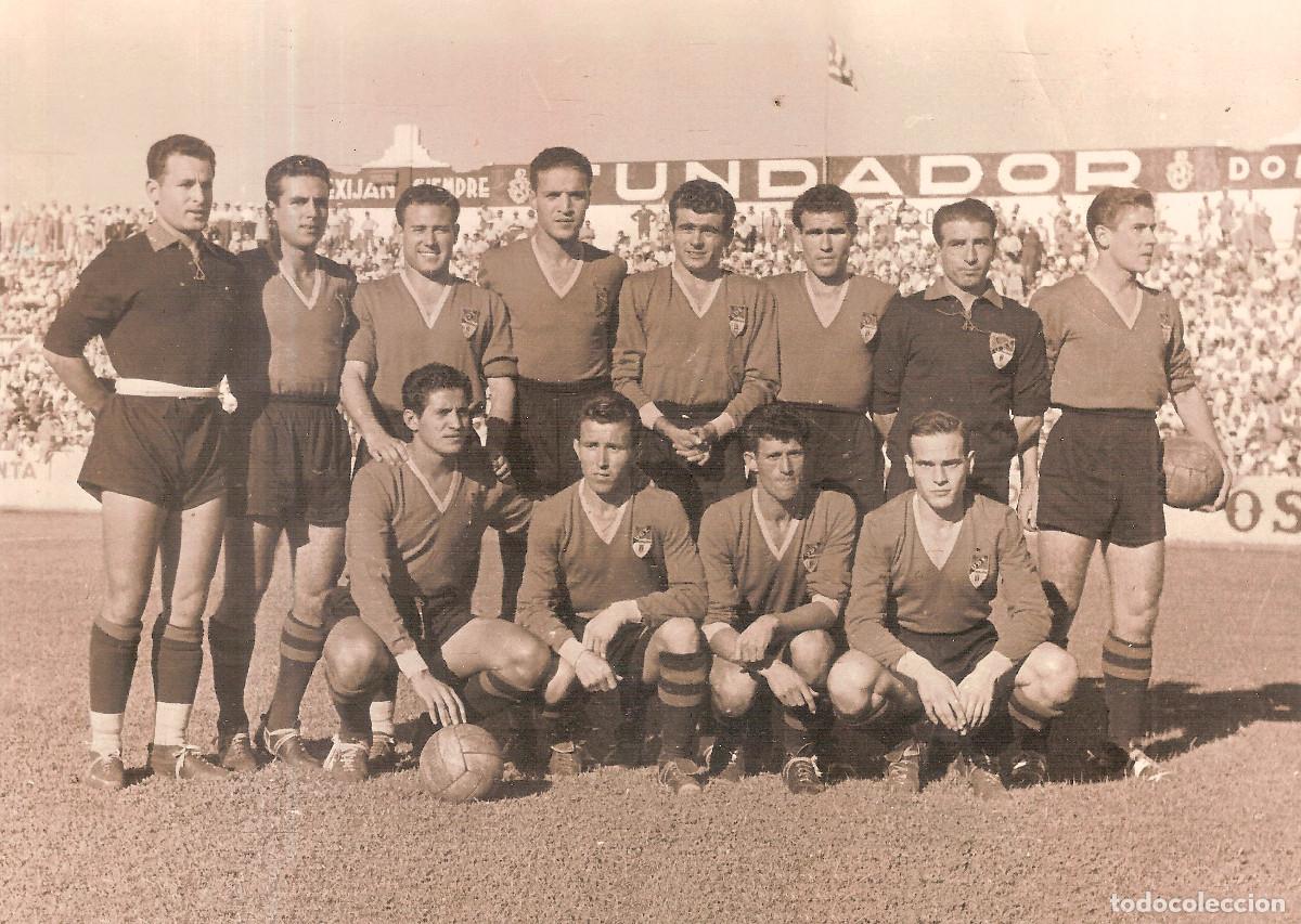Collezionismo sportivo: FOTO POSTAL UD ESPA&Ntilde;A T&Aacute;NGER 1954/55