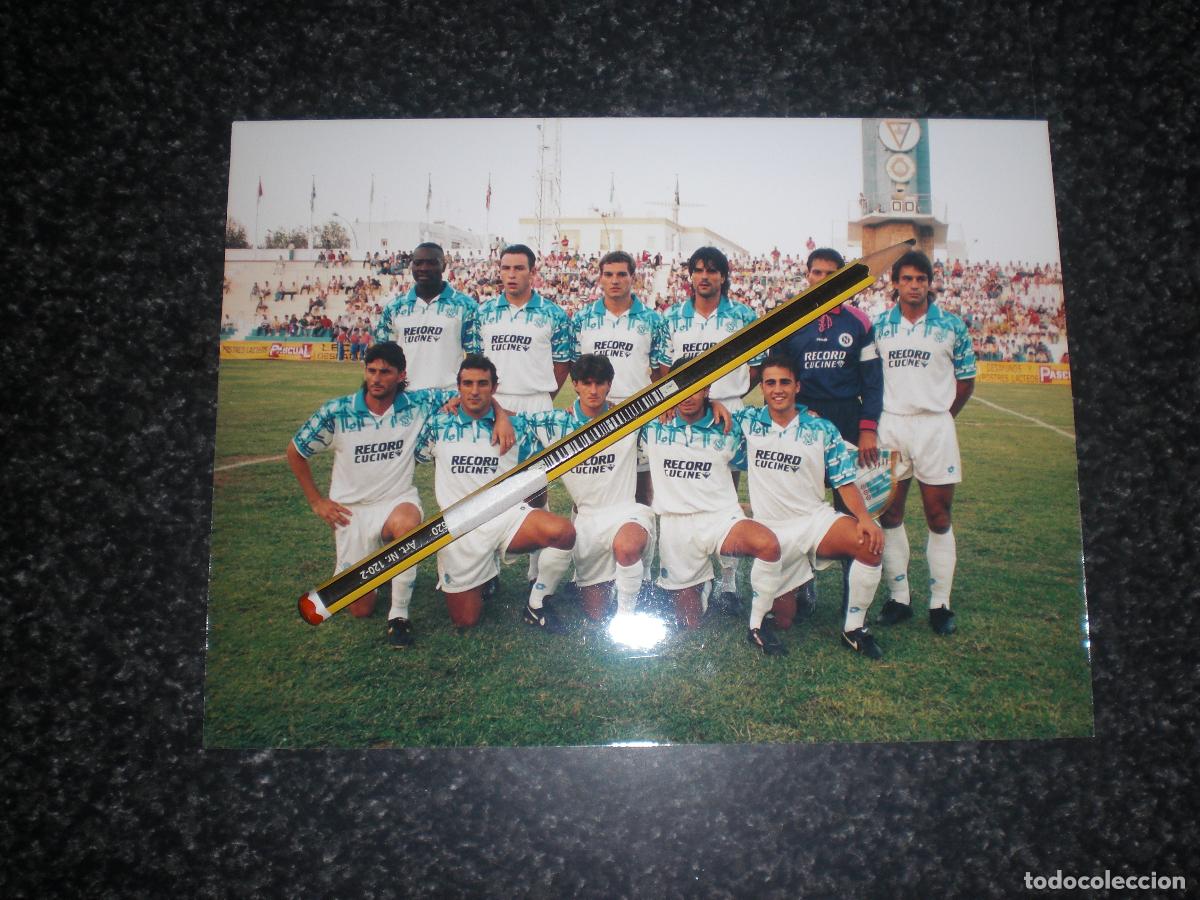 Collectionnisme sportif: FOTO SSC NAPOLI ITALIA TROFEO CARRANZA 1994 C&Aacute;DIZ