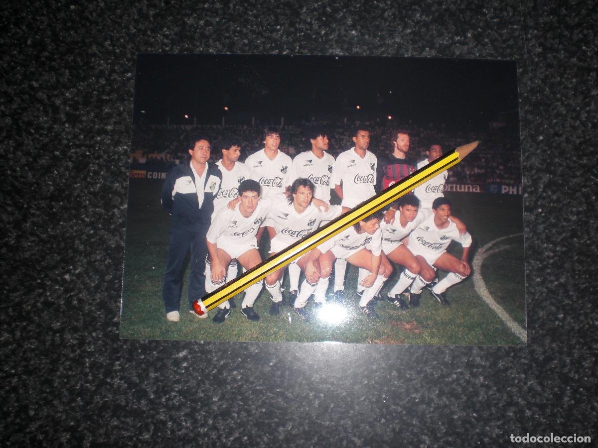 Collectionnisme sportif: FOTO SANTOS FC BRASIL TROFEO CARRANZA 1990 C&Aacute;DIZ