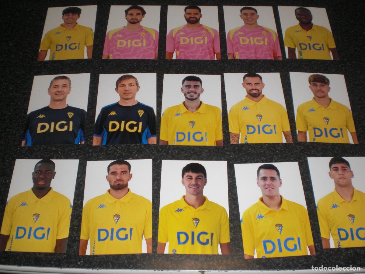 Coleccionismo deportivo: LOTE 33 FOTOGRAF&Iacute;AS JUGADORES C&Aacute;DIZ CF 2026/27