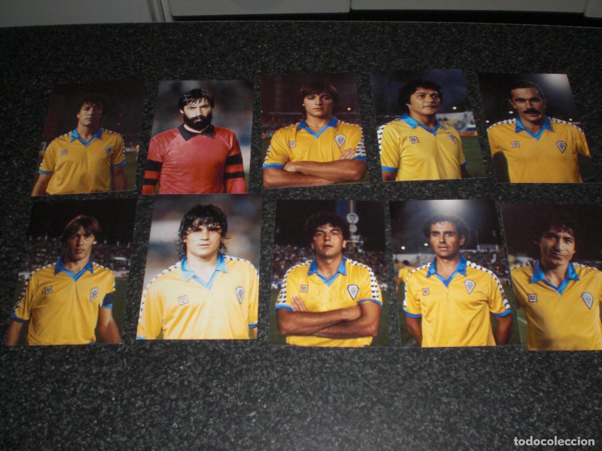 Coleccionismo deportivo: LOTE 10 FOTOGRAF&Iacute;AS JUGADORES C&Aacute;DIZ CF A&Ntilde;OS 80