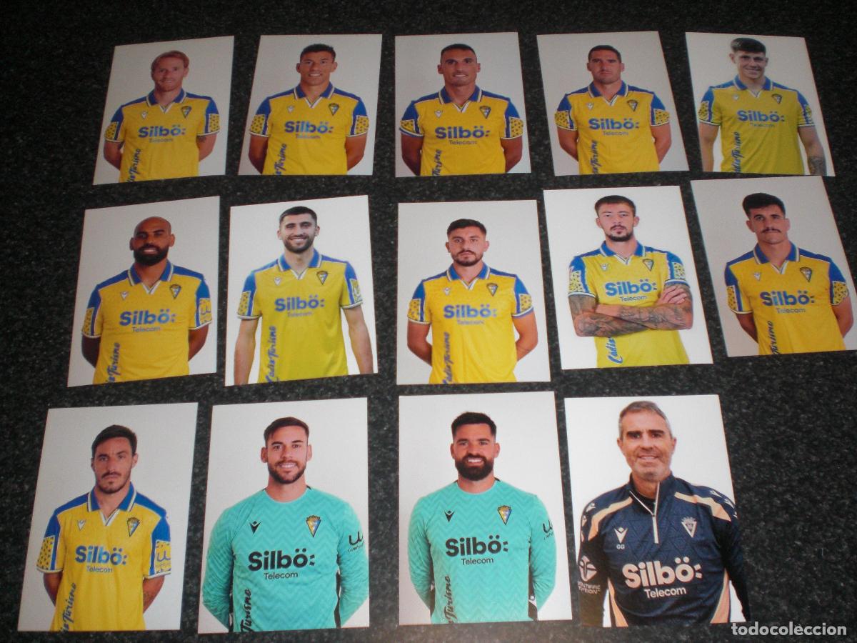 Coleccionismo deportivo: LOTE 29 FOTOGRAF&Iacute;AS JUGADORES C&Aacute;DIZ CF 2024/25