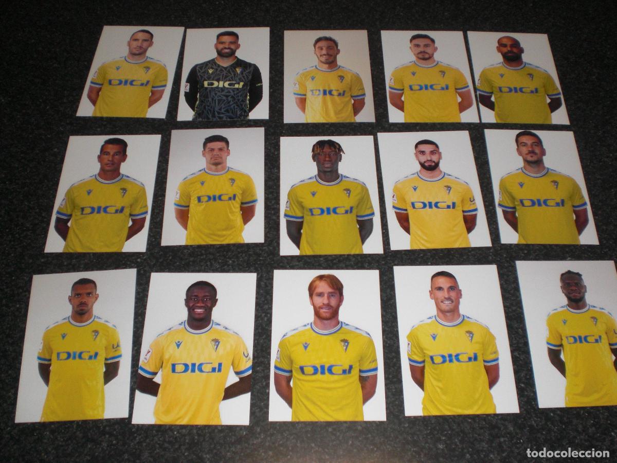 Coleccionismo deportivo: LOTE 30 FOTOGRAF&Iacute;AS JUGADORES C&Aacute;DIZ CF 2023/24