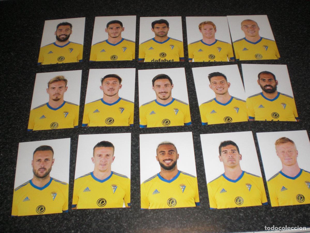 Coleccionismo deportivo: LOTE 23 FOTOGRAF&Iacute;AS JUGADORES C&Aacute;DIZ CF 2020/21
