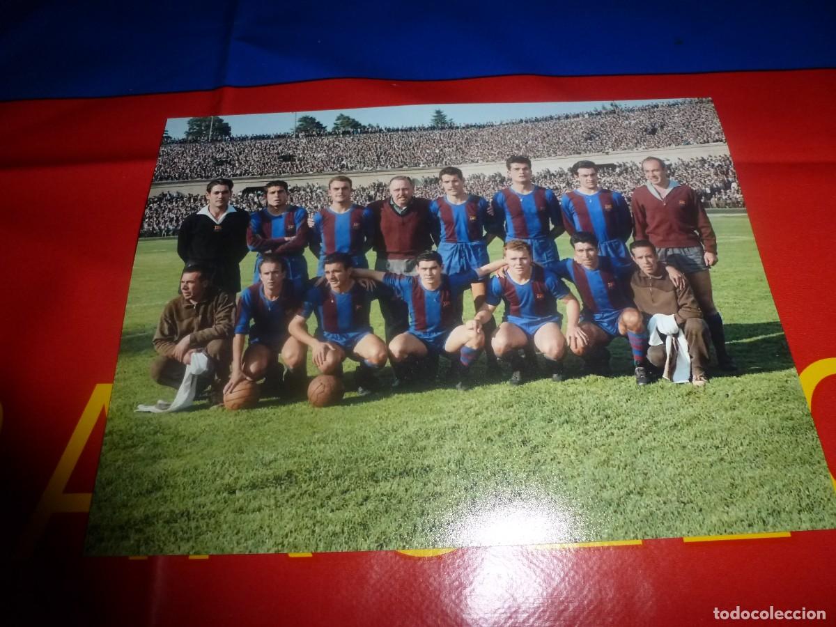 Coleccionismo deportivo: FOTO MATE (15 X 20)FC BARCELONA CAMPE&Oacute;N COPA GENERALISIMO 1957 BAR&Ccedil;A 1 ESPA&Ntilde;OL 0