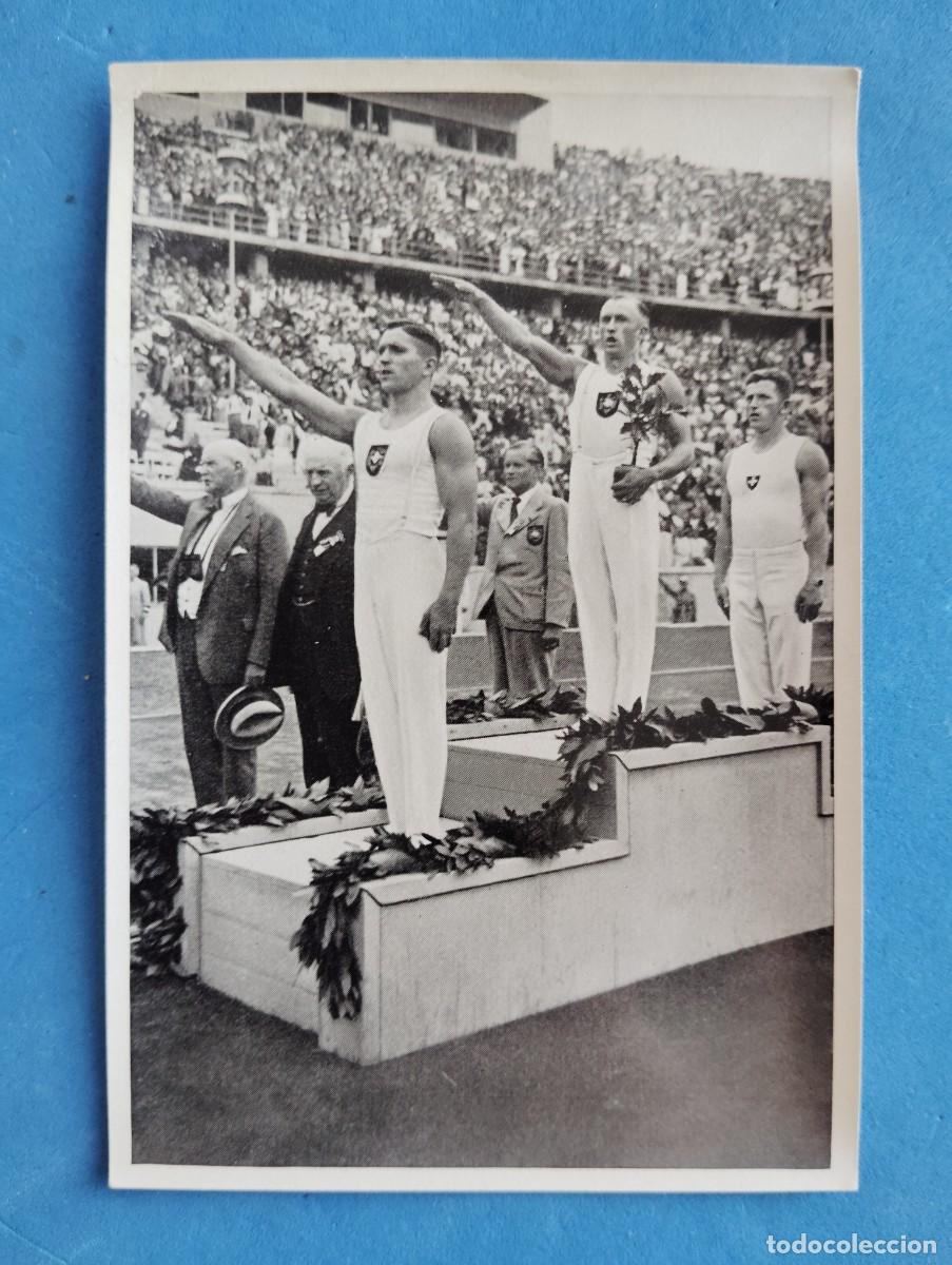 Coleccionismo deportivo: FOTOCROMO OLIMPIA 1936.GIMNASIA ARTISTICA. EL ENVIO ESTA INCLUIDO EN EL PRECIO. .