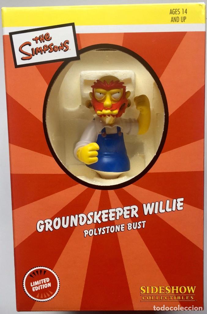 Funko Pop: Figura THE SIMPSONS GROUNDSKEEPER WILLIE busto SIDESHOW bust Edici&oacute;n limitada - Foto 1
