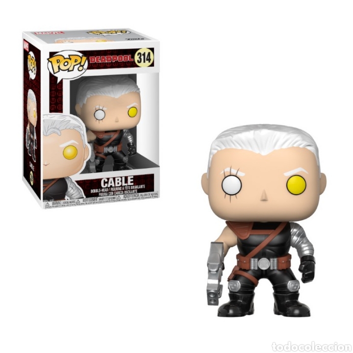 Funko Pop: Figura Cable Bobble-Head Deadpool Marvel POP Funko 314 - Foto 2