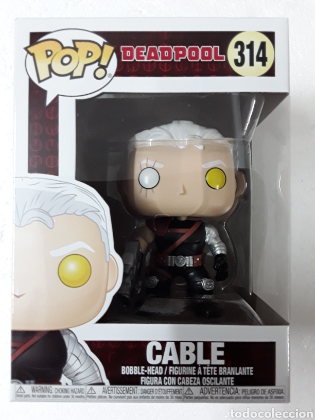 Funko Pop: Figura Cable Bobble-Head Deadpool Marvel POP Funko 314 - Foto 1