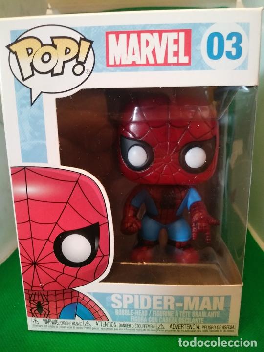 Funko Pop: FIGURA FUNKO POP SPIDER-MAN MARVEL 03 - Foto 1