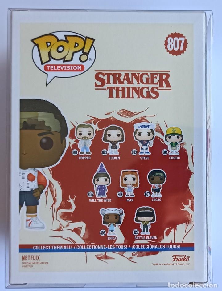Funko Pop: Funko Pop! Lucas 807 - Stranger Things + Caja protectora - Foto 4
