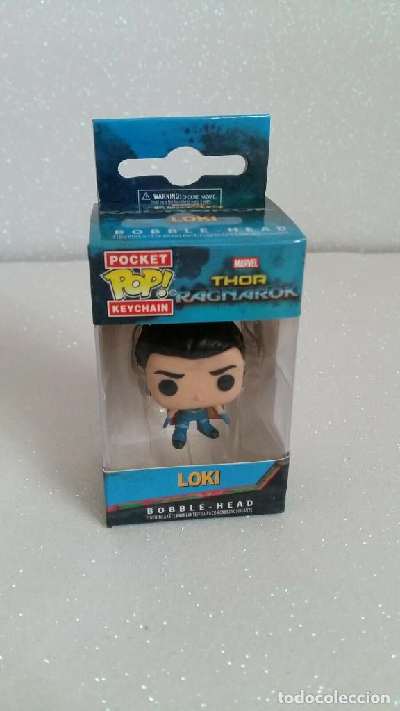 Funko Pop: POCKET FUNKO POP KEYCHAIN MARVEL RAGNAROK LOKI - Foto 1