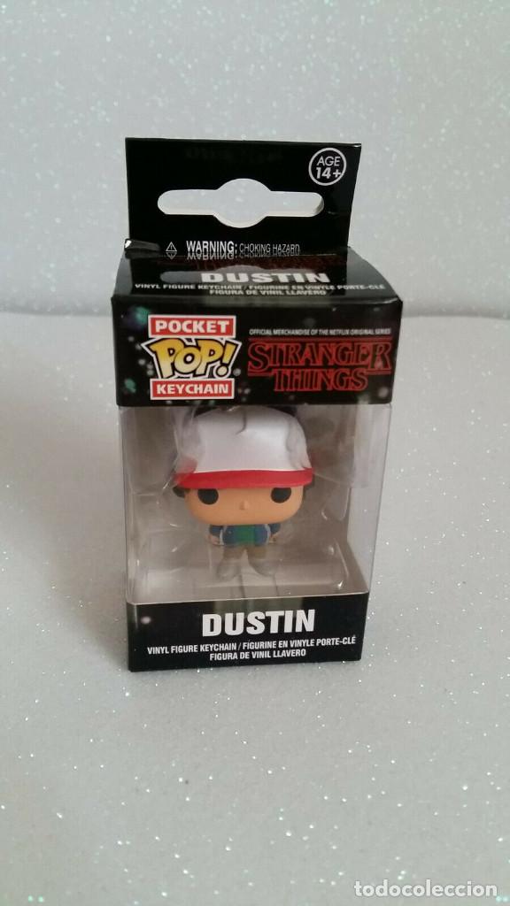 Funko Pop: POCKET FUNKO POP KEYCHAIN STRANGER THINGS DUSTIN - Foto 1