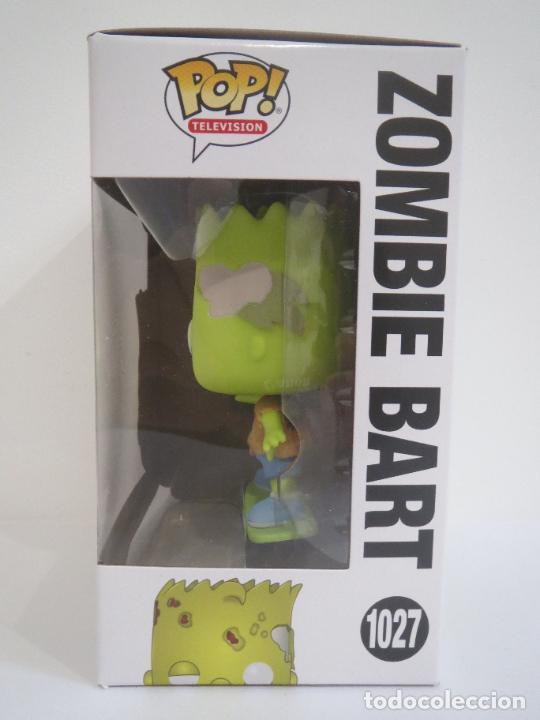 Funko Pop: FUNKO POP 1027 ZOMBIE BART LOS SIMPSONS TREEHOUSE NUEVO EN PROTECTOR UV OFICIAL - Foto 2