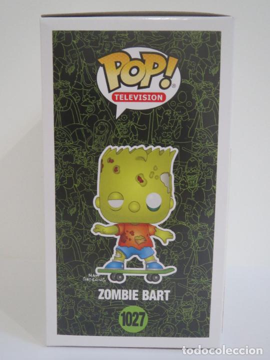 Funko Pop: FUNKO POP 1027 ZOMBIE BART LOS SIMPSONS TREEHOUSE NUEVO EN PROTECTOR UV OFICIAL - Foto 4