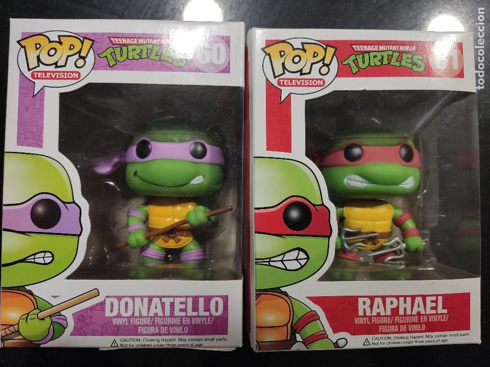 Funko Pop: Pack Funko POP! TNMT Donatello y Raphael - Foto 1