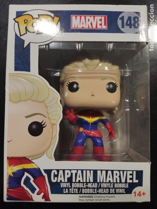 Funko Pop: Funko POP! Captain Marvel Capitana Marvel - Foto 1