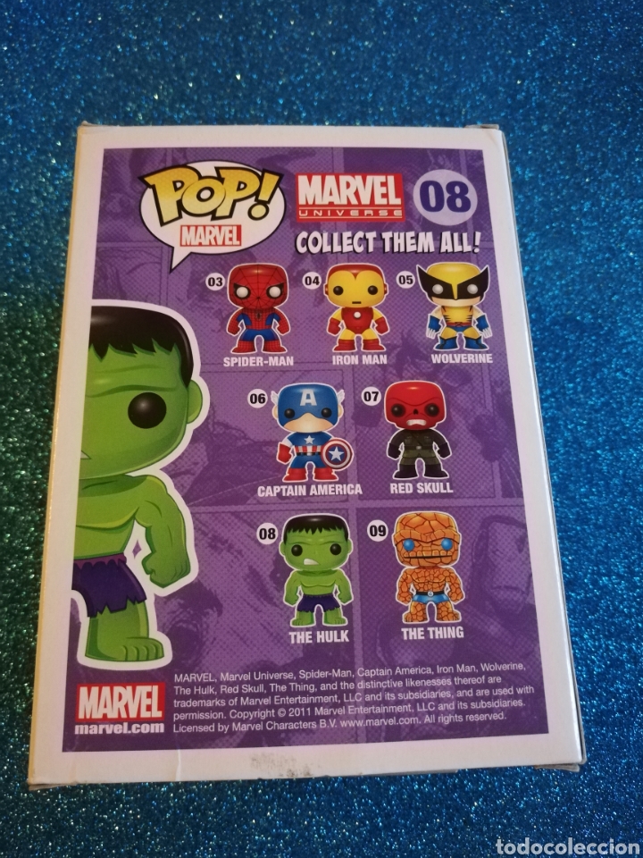 Funko Pop: Funko Pop The Hulk #08 Marvel universe. Marvel - Foto 3