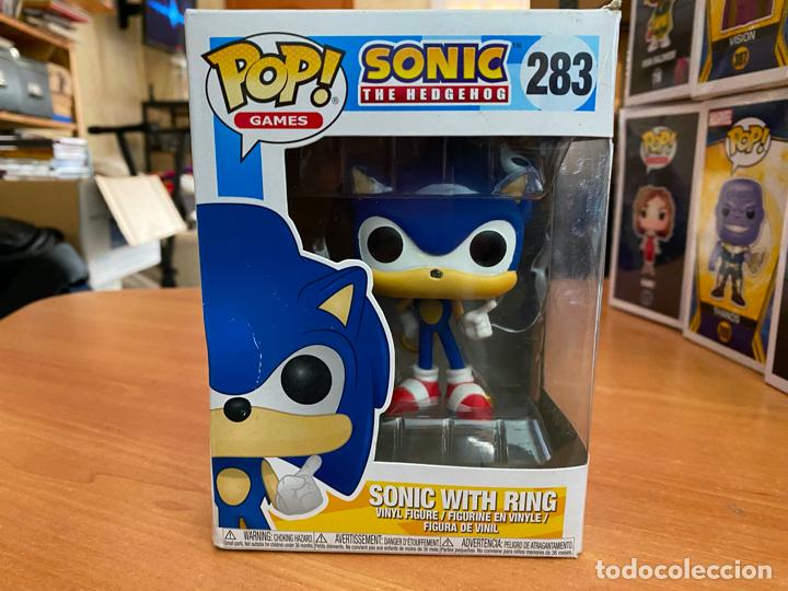 Funko Pop: FUNKO POP! 283 SONIC THE HEDGEHOG SONIC WITH RING (G-0) - Foto 1