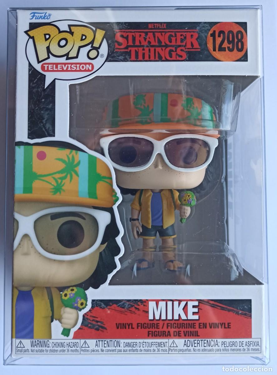 Funko Pop: FUNKO POP! MIKE 1298. STRANGER THINGS + CAJA PROTECTORA - Foto 1
