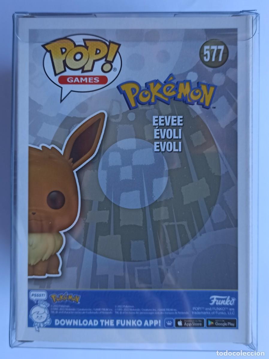 Funko Pop: FUNKO POP! EEVEE 577 - POKEMON (FLOCKED) + CAJA PROTECTORA - Foto 4