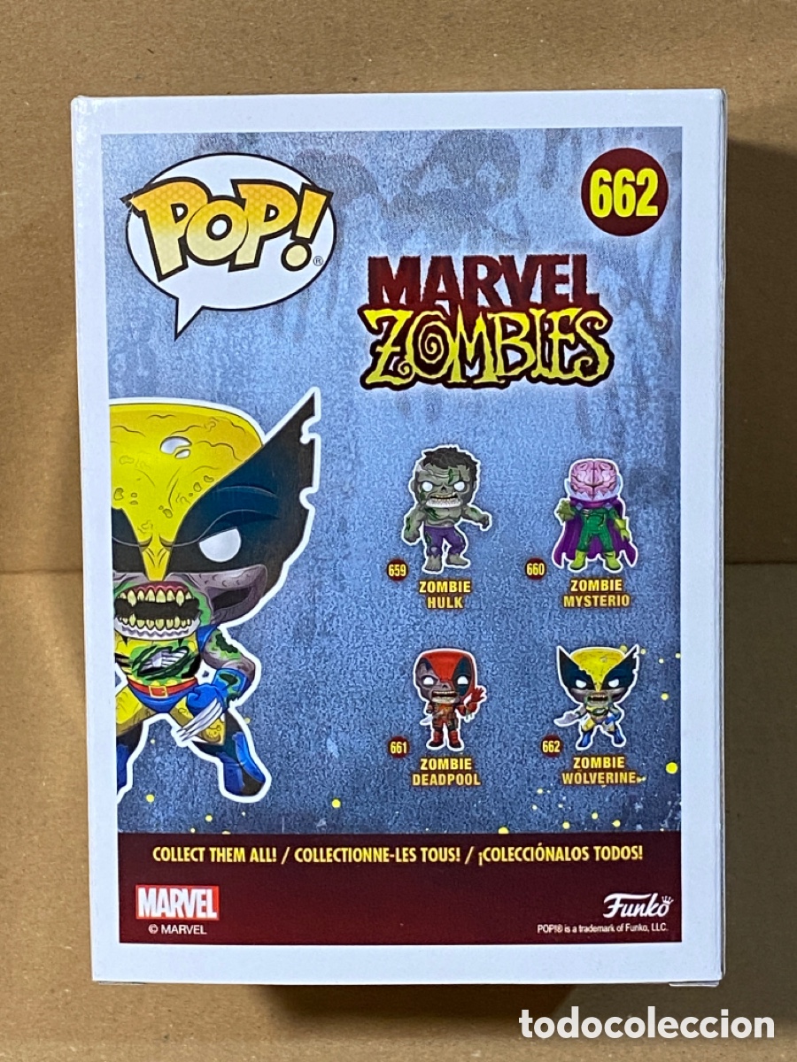 Funko Pop: Funko Pop Zombie Wolverine 662 MARVEL ZOMBIES - Foto 3