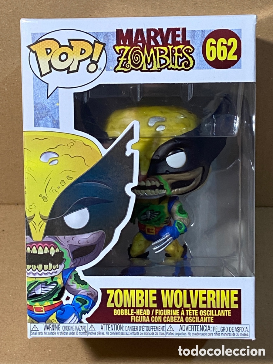 Funko Pop: Funko Pop Zombie Wolverine 662 MARVEL ZOMBIES - Foto 1