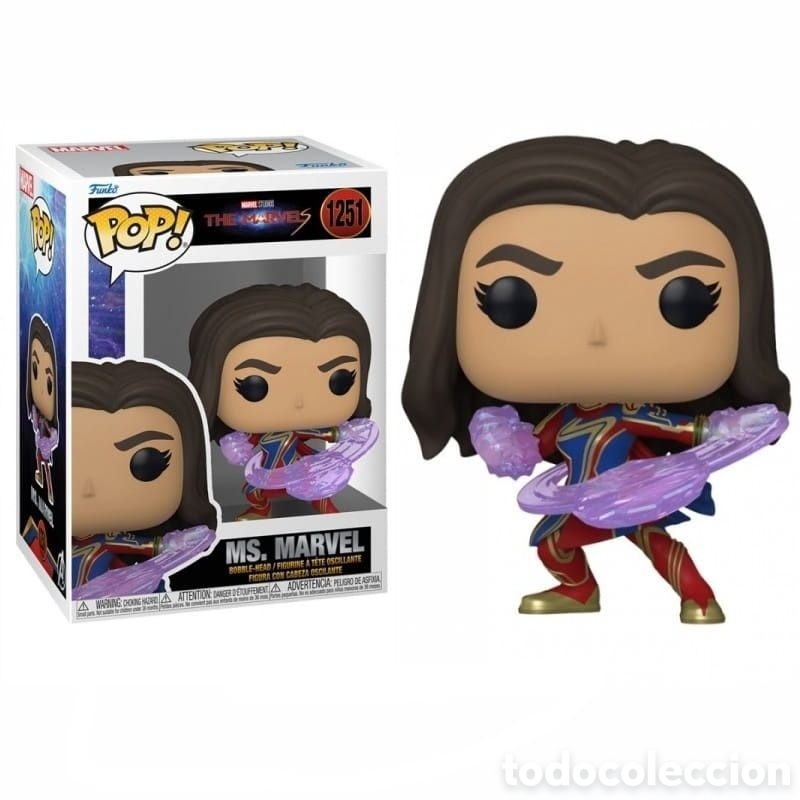 Funko Pop: Figura Ms. Marvel Bobble-Head The Marvels Marvel Studios POP Funko 1251 - Foto 2