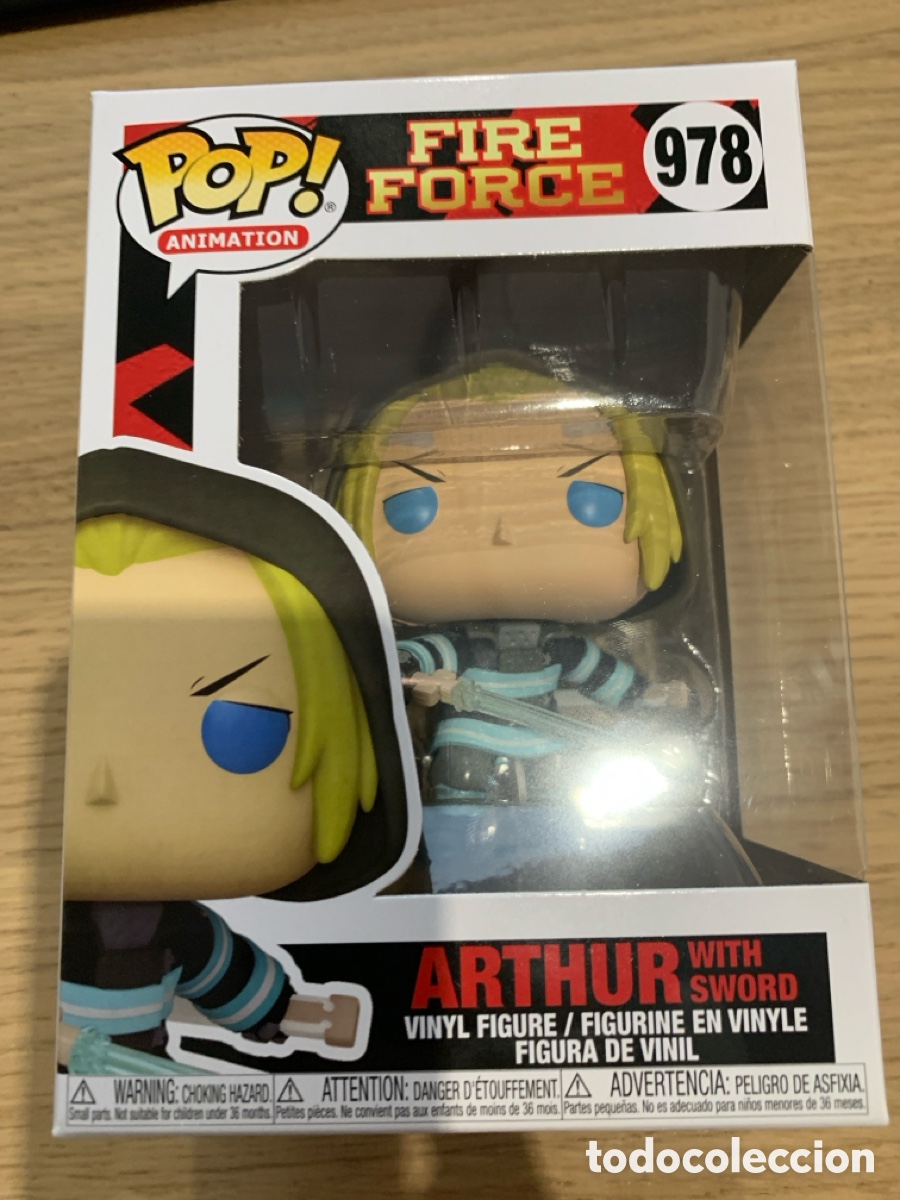 Funko Pop: Figura Arthur Con Espada Fire Force Animation POP Funko 978 - Foto 1