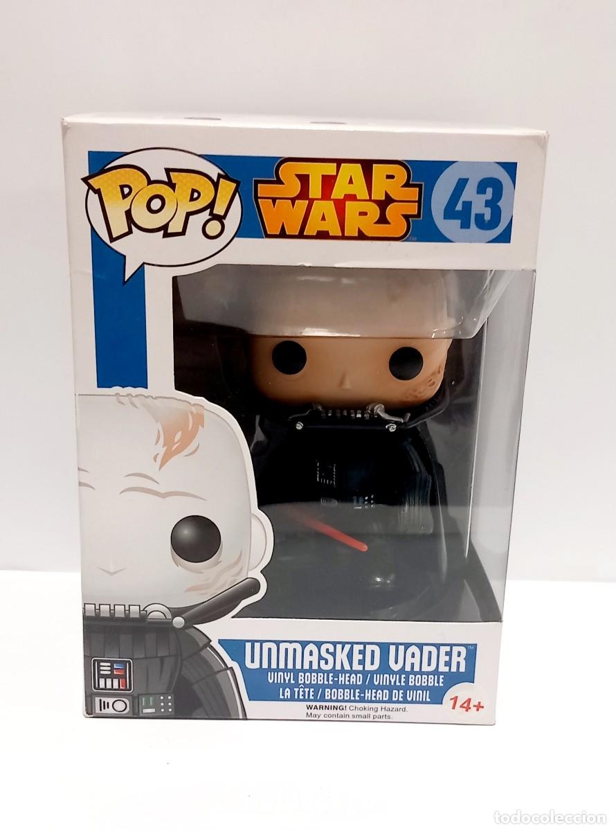Funko Pop: FUNKO POP! STAR WARS BLUE BOX UNMASKED VADER #43 - Foto 1