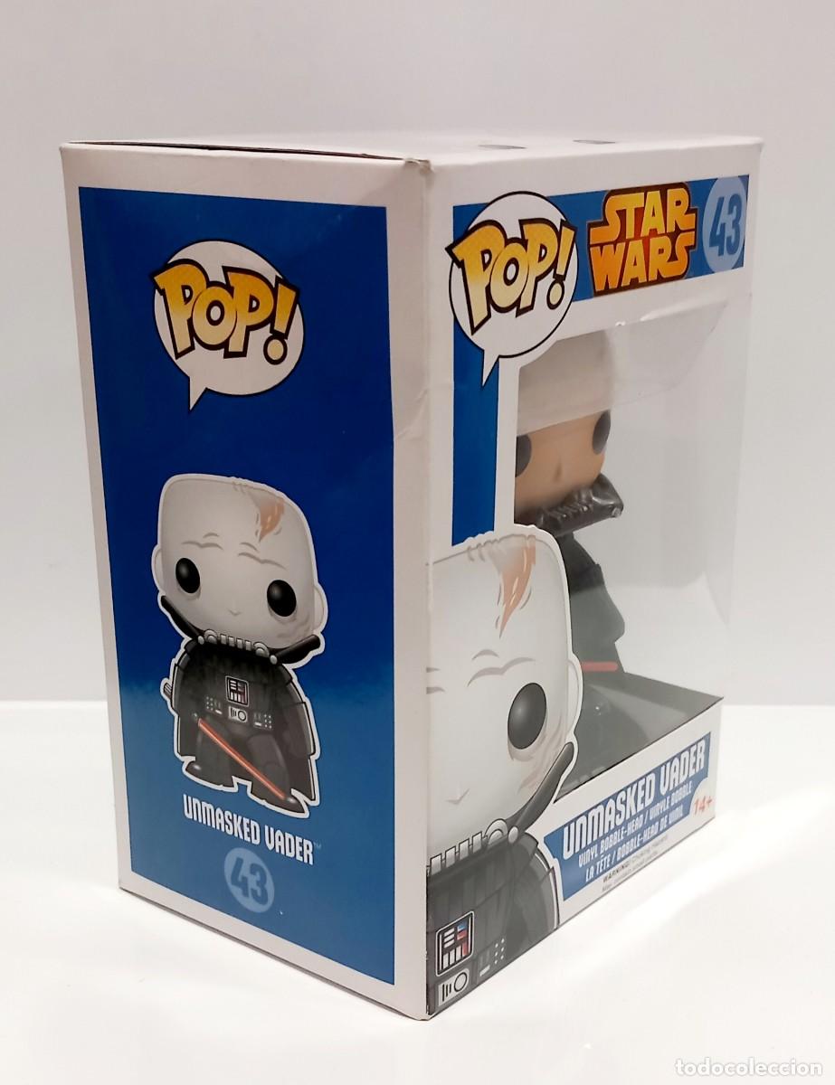 Funko Pop: FUNKO POP! STAR WARS BLUE BOX UNMASKED VADER #43 - Foto 2