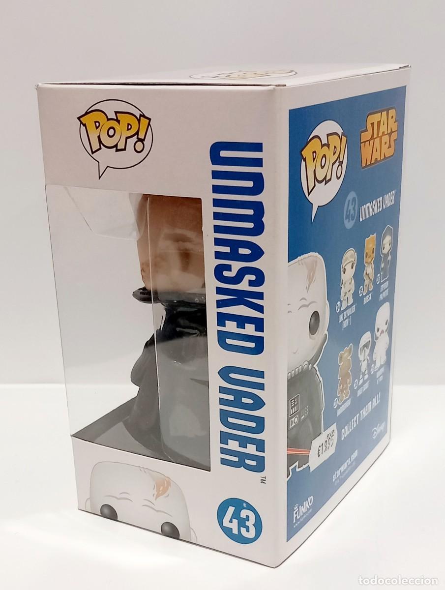 Funko Pop: FUNKO POP! STAR WARS BLUE BOX UNMASKED VADER #43 - Foto 3